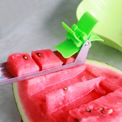 1pc Stainless Steel Windmill Watermelon Slicer, Watermelon Cutter Slicer,  Safe Watermelon Knife, Fruit Tools