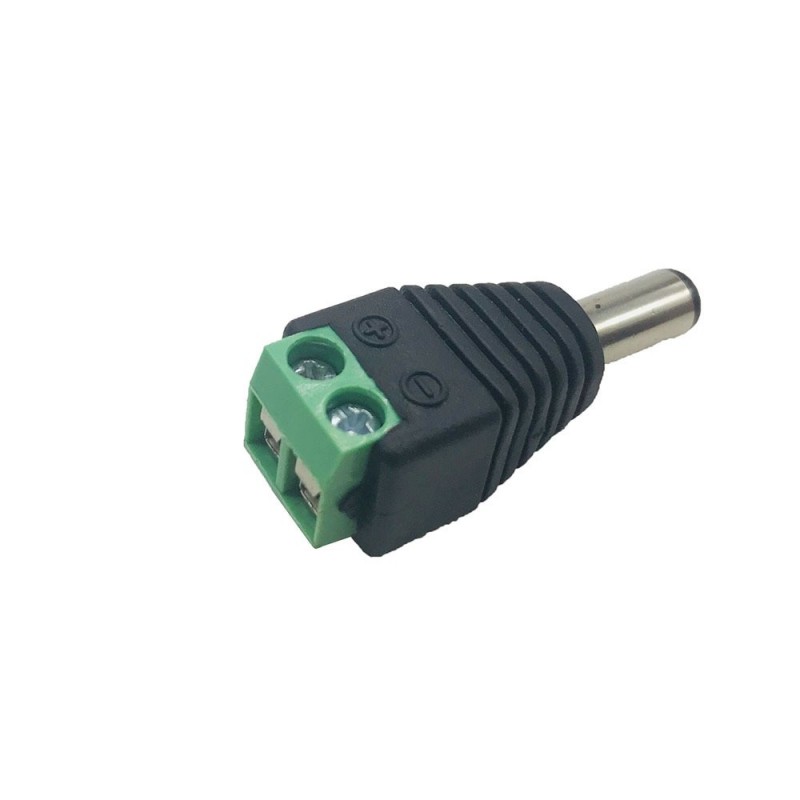 55mm 21mm Female Male Dc Power Plug Adapter For 5050 3528 5060 Single Color Led Strip And 4761