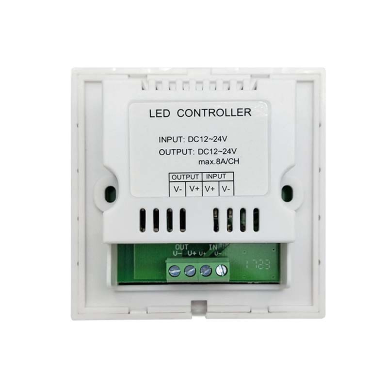 Dc V V Single Color Wall Mounted Touch Panel Controller Glass Panel Dimmer Switch Controller