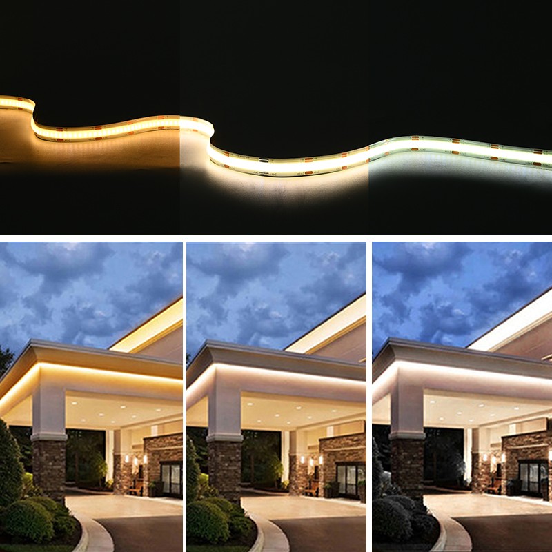 Cob Cct Led Strip Lights Leds M High Density Flexible Dimmable Fob Led Tape K To K