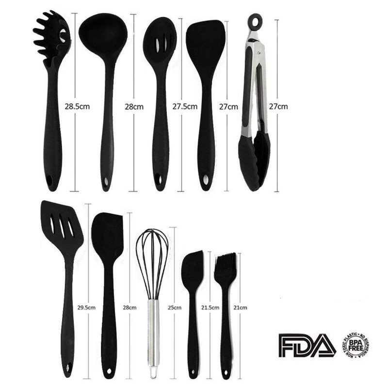 cooking utensils set silicone