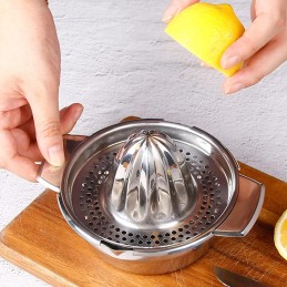 Stainless Steel Citrus Orange Juicer Lemon Lime Fruit Hand Squeezer Kitchen Tool