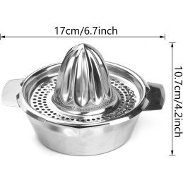 Stainless Steel Citrus Orange Juicer Lemon Lime Fruit Hand Squeezer Kitchen Tool