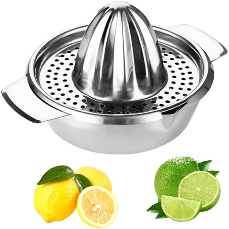 Stainless Steel Citrus Orange Juicer Lemon Lime Fruit Hand Squeezer Kitchen Tool