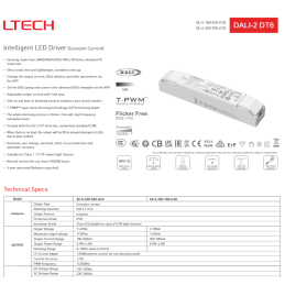 SE-6-350-700-G1D 6W 350-700mA CC DALI-2 Driver Ltech