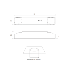 SE-6-350-700-G1D 6W 350-700mA CC DALI-2 Driver Ltech