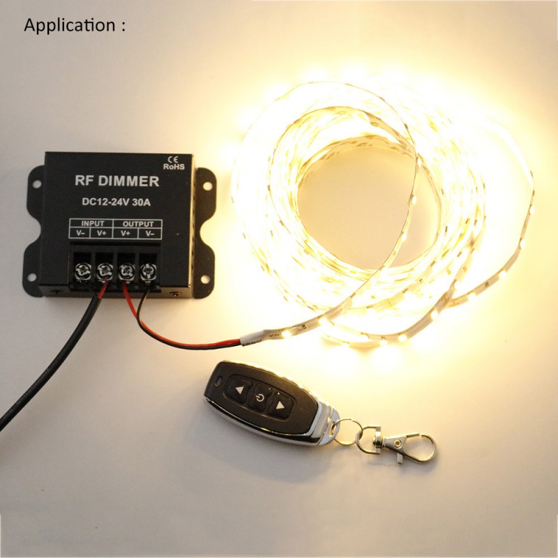 Dc V A Rf Dimmer With Key Remote Control