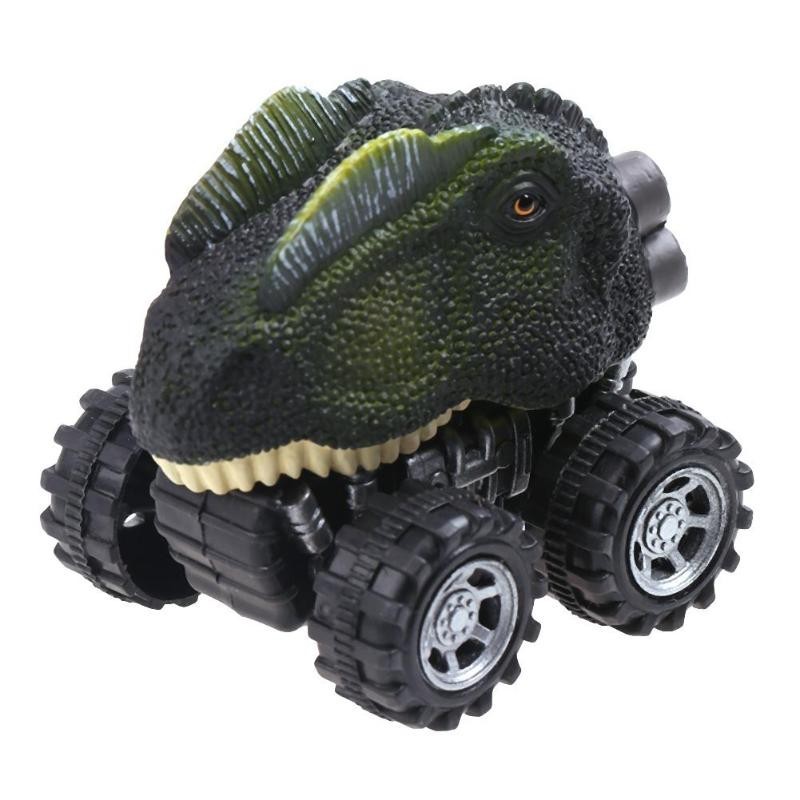 Mini Dinosaur Car Plastic Spring Pull Back Car Model Vehicle Wind-up ...